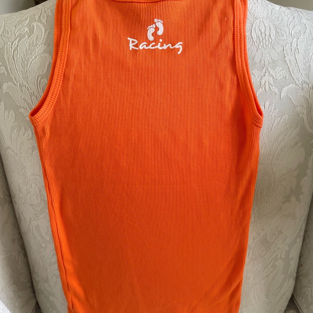 Orange Hooters tank top in excellent condition.